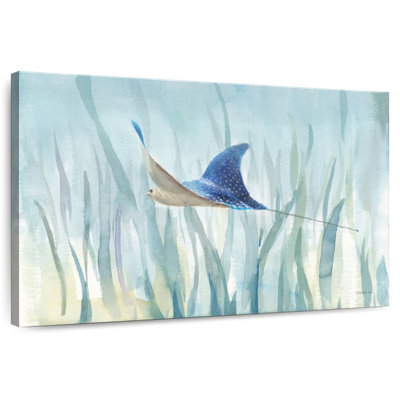 " Undersea Ray Canvas Print "