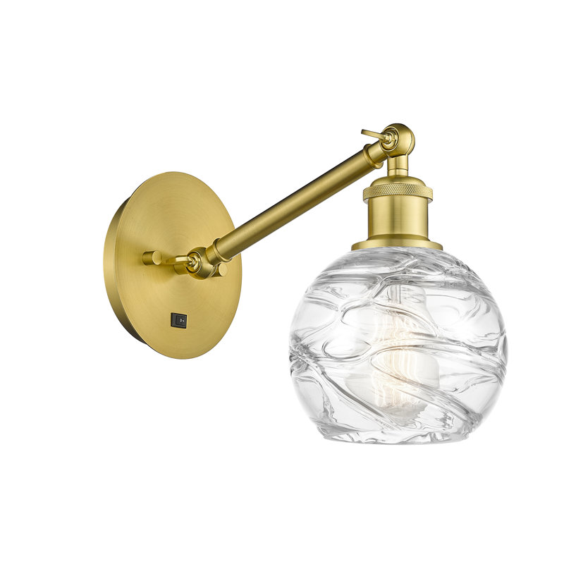 Shauna Armed Sconce, LED, Satin Gold