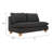 Rosabel Minze Loveseat Black