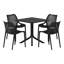 Ensemble repas carré pour 4 personnes-436279983