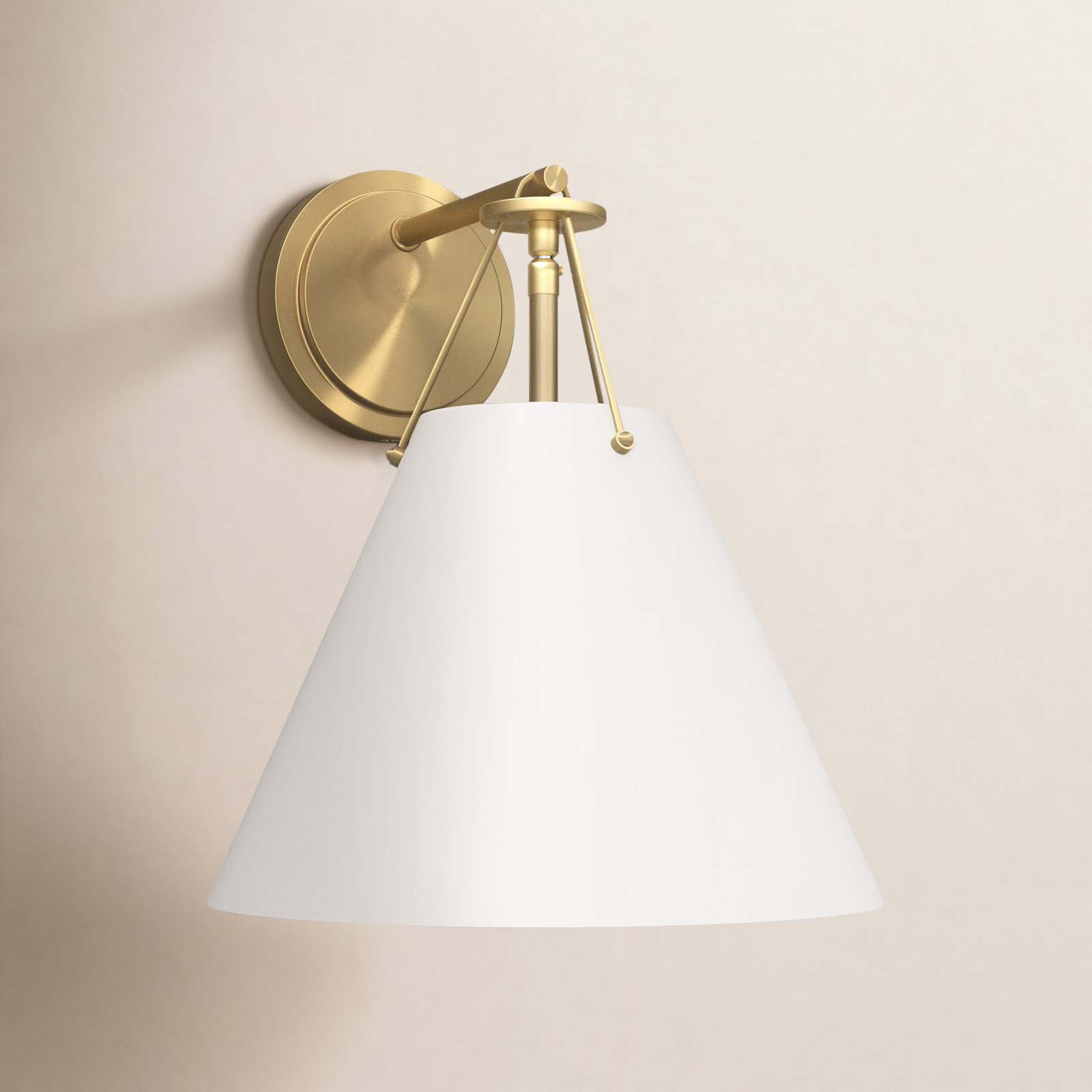 Bridie Single Light Armed Sconce
