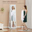 Armoire à bijoux pivotante à 360 ° avec miroir pleine longueur