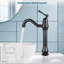 Robinet de lavabo vasque à poignée simple avec drain-92720586