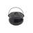 Smith & Clark 4-Quart Glossy Enameled Cast Iron Cauldron Pot with Handle