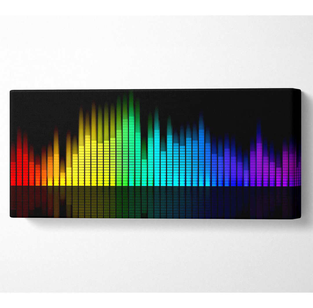 Music Equalizer - Kunstdrucke auf Leinwand - Wrapped Canvas