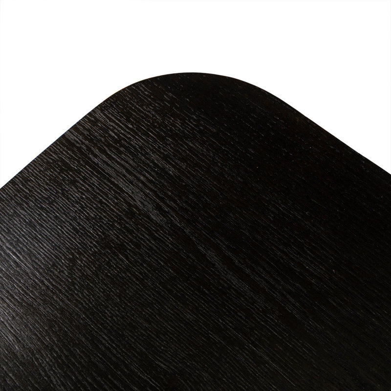 Elle Media Console-Tawny Oak Veneer, Worn Black Oak