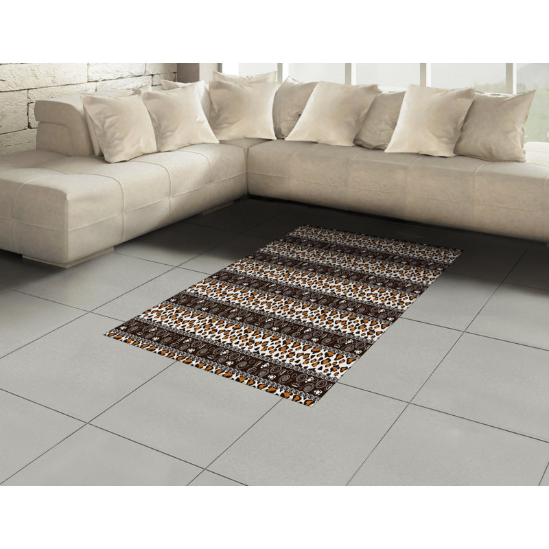 Millard Animal Print Hand Woven Area Rug, Rectangle 120 x 180cm