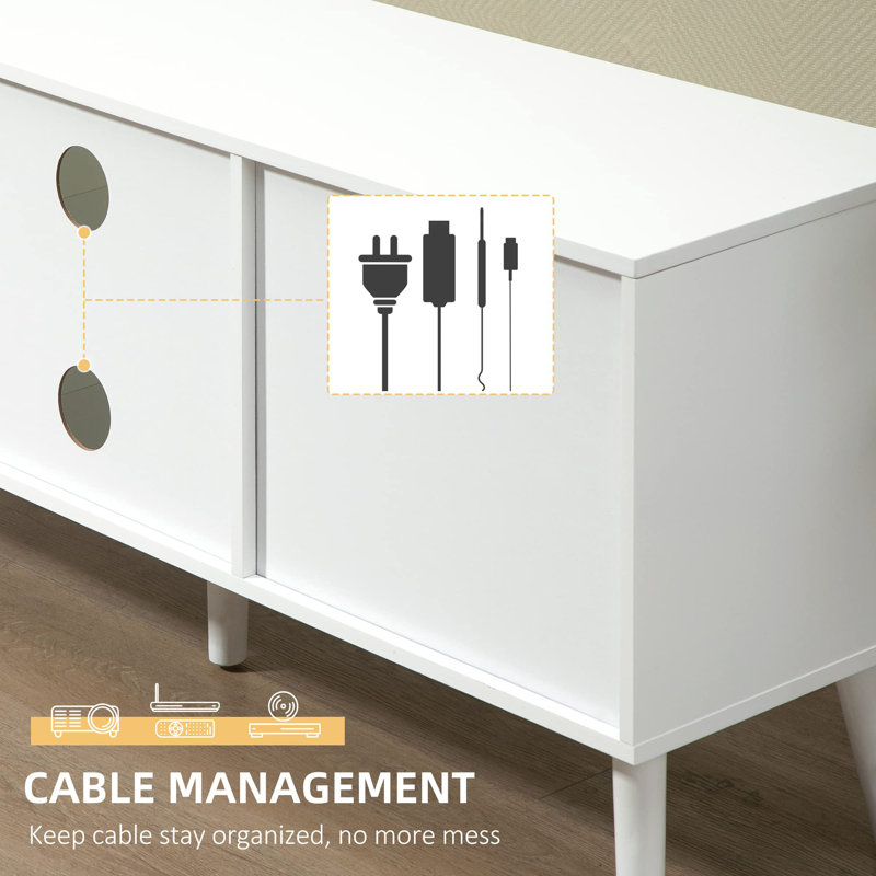 TV Stand for TVs up to 50", White
