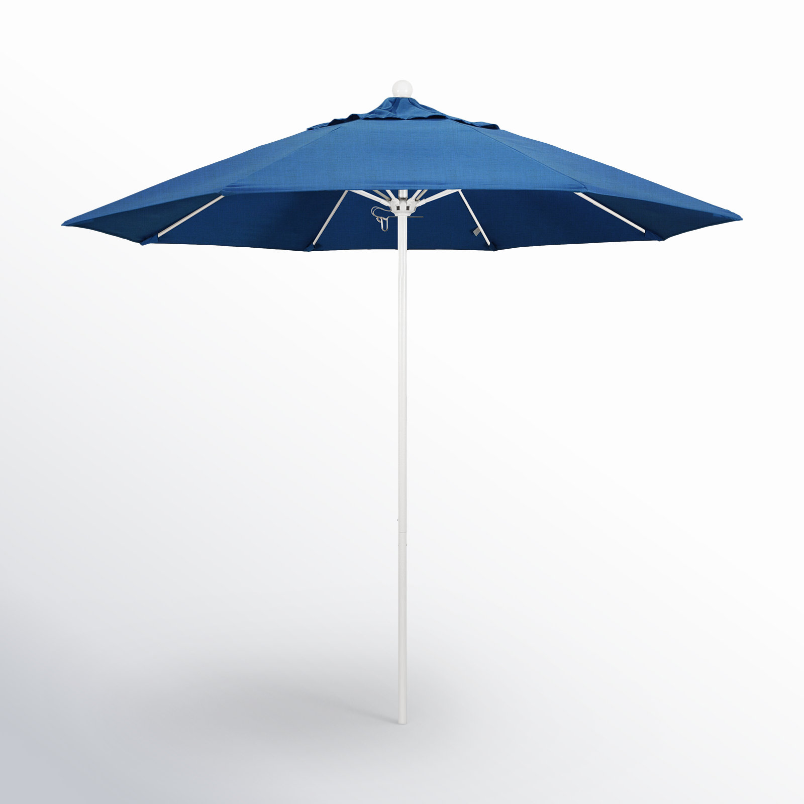 Maria 108'' Sunbrella® Outdoor Umbrella, Heather Teak Sunbrella®, White