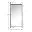 Élégant miroir de plancher rectangulaire en bois pour décoration de chambre à coucher et de salle de bain