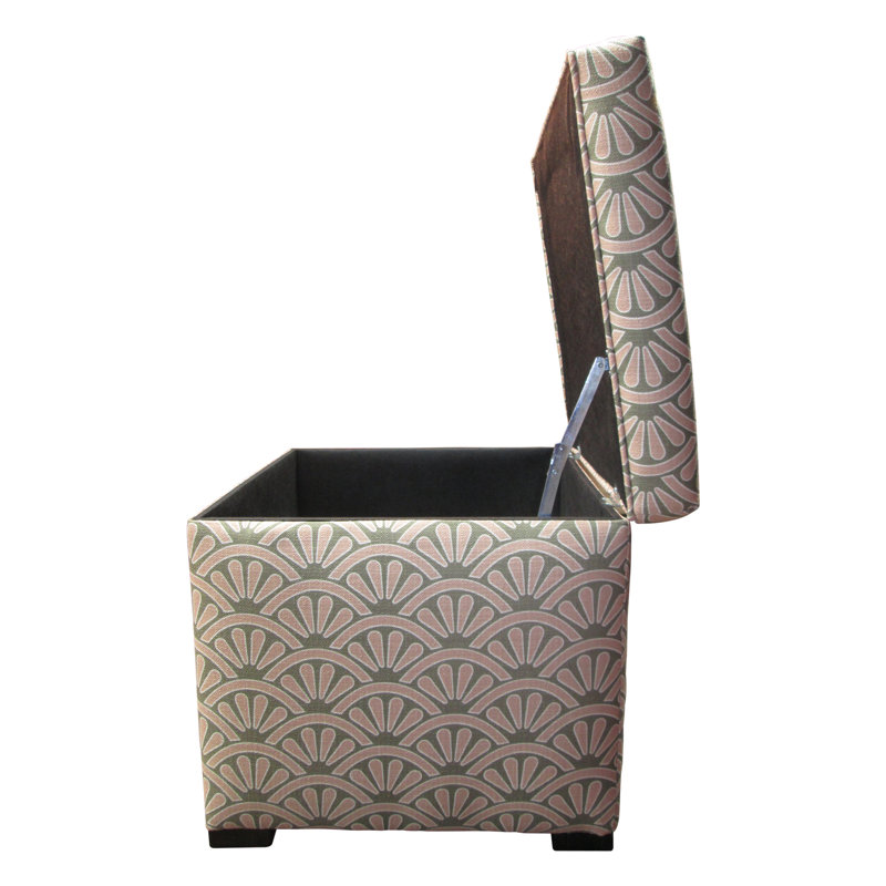 McDougal Upholstered Ottoman, Bonjour Blush