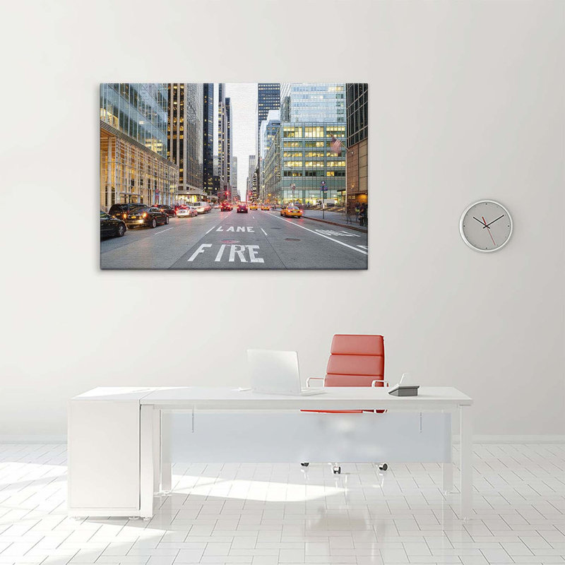 New York - Print on Canvas, 150cm H x 100cm W x 4cm D