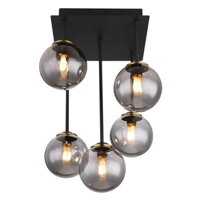 5 - Light Matte Black Pendant