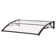 Dakota Fields 1.20cm W x 0.74cm D Plastic Clear Cover Retractable Door / Window Awning