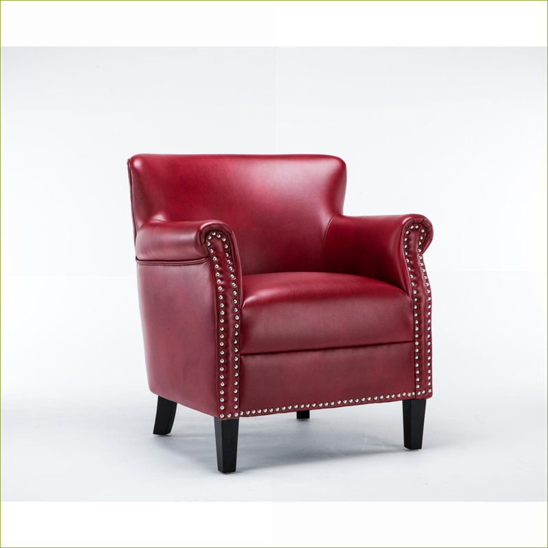 Fauteuil club Hadley Crimson Red, Red