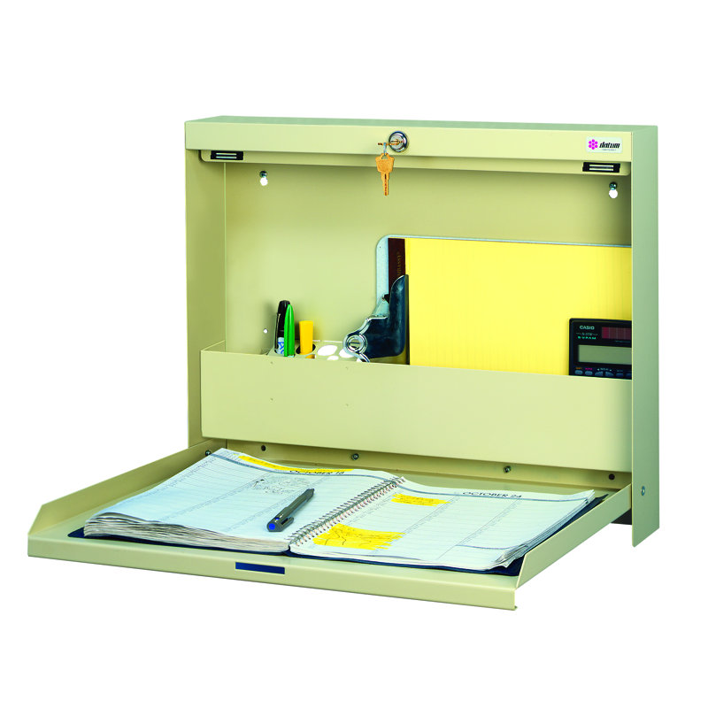 Datum Storage WallWrite Bin, Bone White