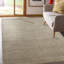 Tapis brun transitionnel en laine et viscose brun uni et gris Arleen-47357615