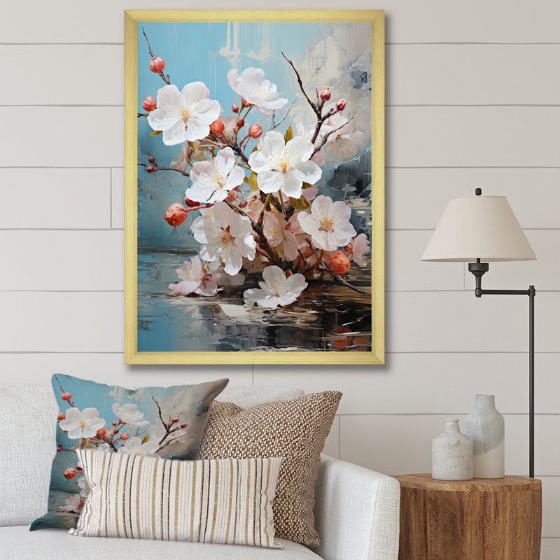Fawke Asian Art Eastern Elegance VI, reproduction d'art sur toile, H 32 po x l 24 po x P 1 po, Encadrement doré