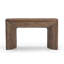 Console à rayures en bois H 35,5 po x L 59 po - Naturel