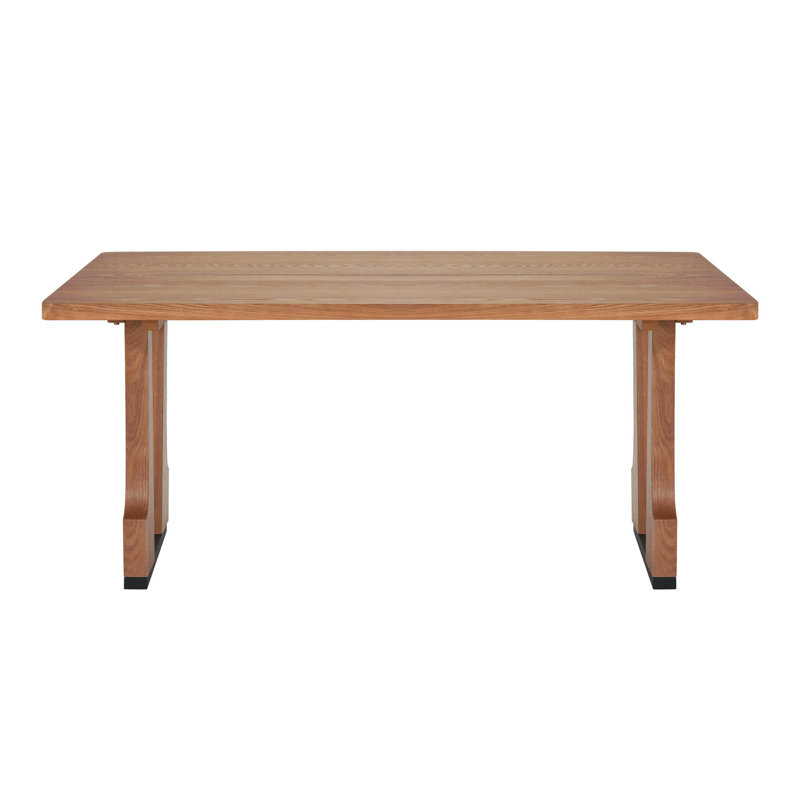 Table de salle à manger rectangulaire 63 "(couleur naturelle) (table de salle à manger seulement), Naturel