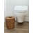 Everard Wicker/Rattan Manual Lift Trash Can-205466483
