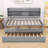 Shavada Twin Size Wooden Daybed with Built-in Bookshelves,Storage Drawers and Twin Trundle-1115464130