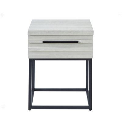 Celestial Contemporary Storage End Table