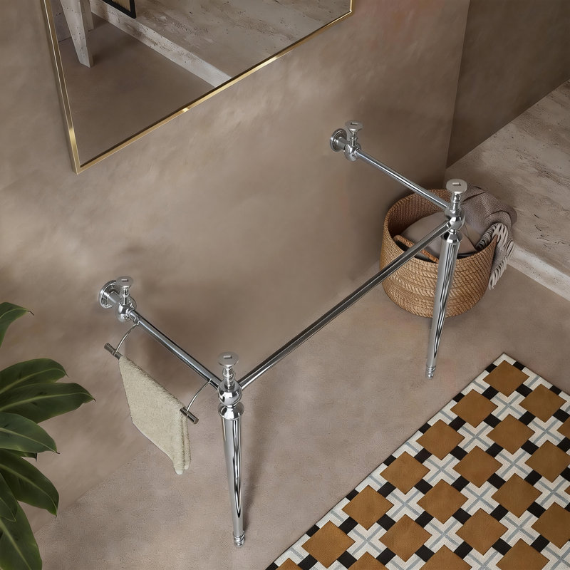 Meuble-lavabo de salle de bain 36 po, Argent, Silver