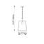 Norwalk 1 - Light Bright Nickel Lantern Pendant