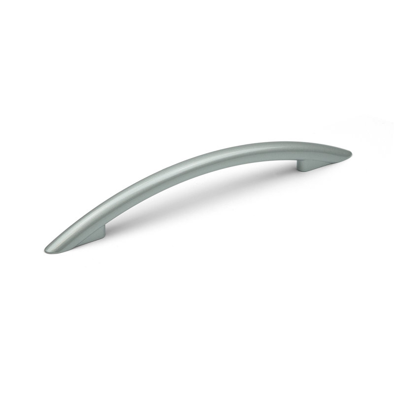 128mm Matt Chrome Curved Bow Handle 