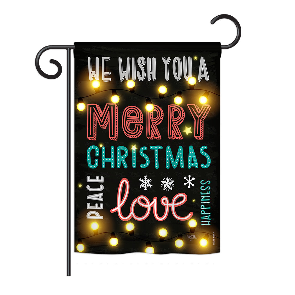 Dzadur Double Sided 18.5'' H x 13'' W Christmas Garden Flag The Holiday Aisle® 