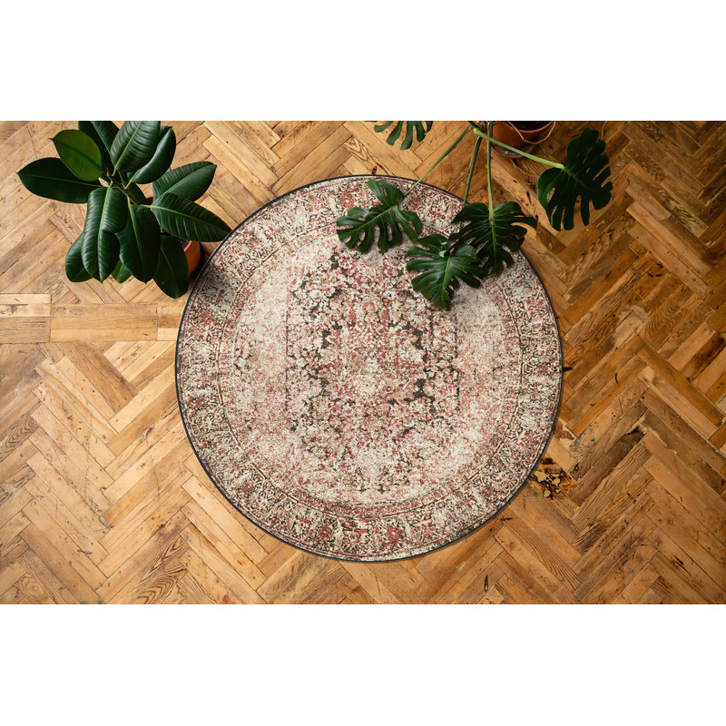 Tapis en coton enduit Marichal Premium EnduraStran, Rond 7 pi 7 po