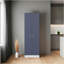 Garde-manger H 71,1 po, 2 portes, 5 tablettes, bleu / blanc Alby - Cuisine