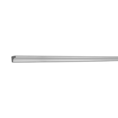 Plastic 0.75'' W x 96'' L Wall Base in Primed White