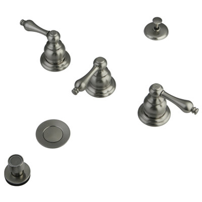 Triple Magellan Handle Vertical Spray Bidet Faucet