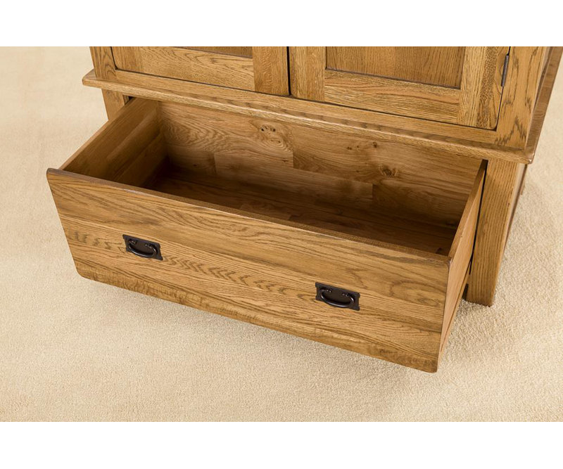 2 Door Solid Wood Wardrobe