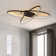 LED ceiling light 3-light Dimmable Modern Oval design with remote control Haak 85cm