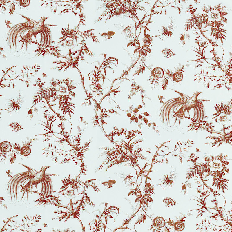 Tissu 100% coton Toile de La Prairie, Marron