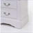 Louis Philippe III White 2-Drawer Modern Nightstand-1065450016