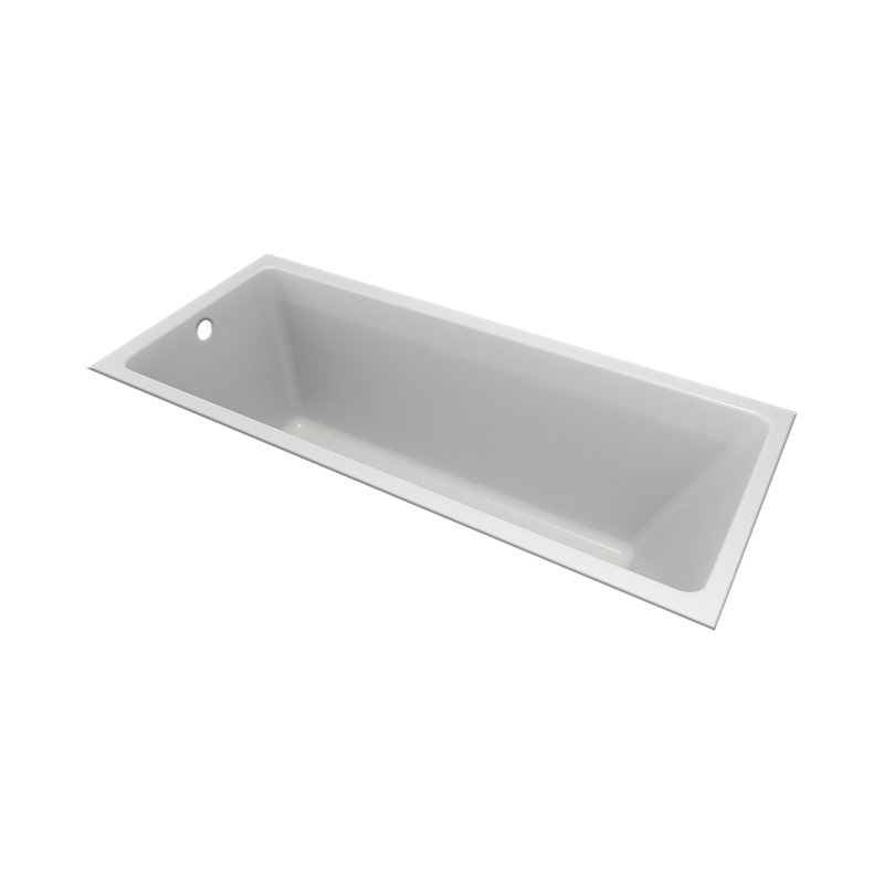 63.5'' x 30.5'' Undermount Soaking Acrylic Bathtub