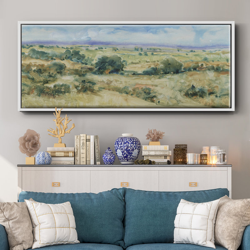 Soft Lavender Sky II- Framed Canvas
