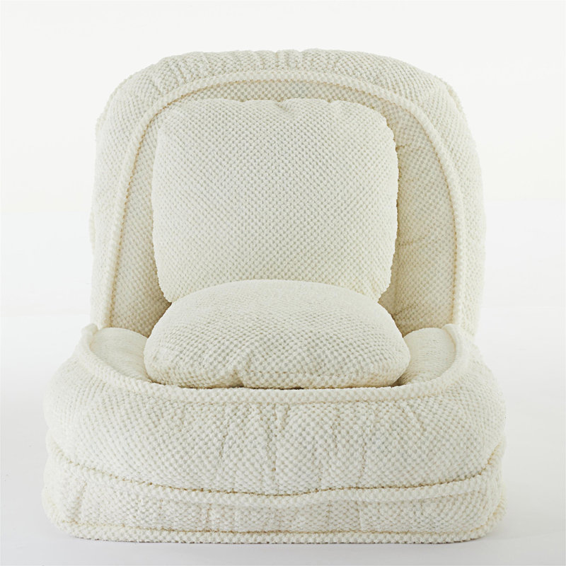 Human Dog Bed, White 