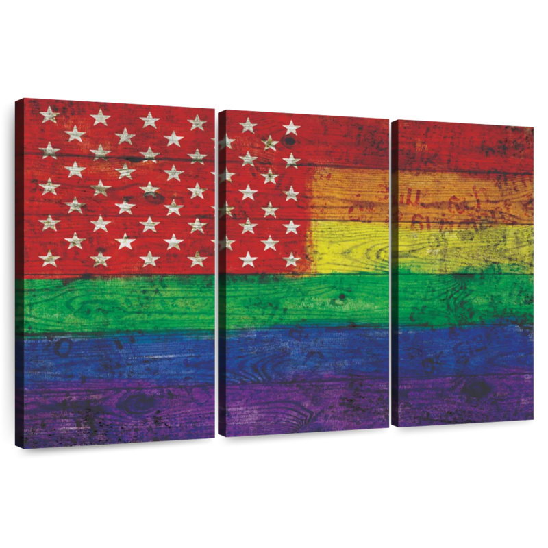 Drapeau de la fierté américaine, H 28 po x l 45 po