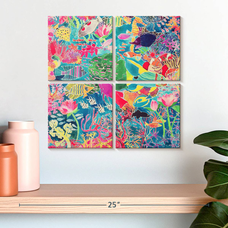 Brampt Underwater Rainbow, 18" H x 18" W