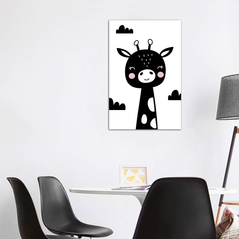 Gironde Scandi - impression d'art graphique, H 48 po x l 32 po x P 1,5 po, Toile tendue, Pas de tapis