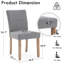 Chaise rembourrée à haut dossier Parsons-673248692-695032613