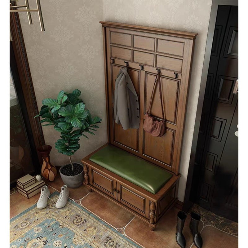 Armoire à chaussures en bois massif