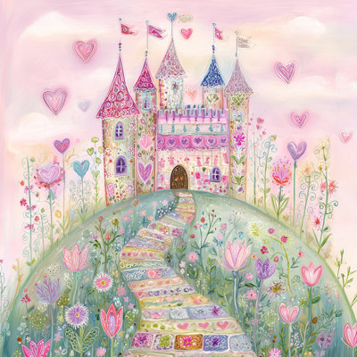 Heartlight Pathway Wrapped Canvas Wall Art