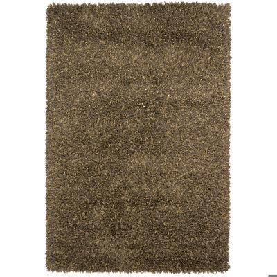 Lydia Authentic Hand-Woven Handmade Modern Ribbon Shag Polyester Area Rug