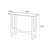 Retro simple rectangular console table-145082350